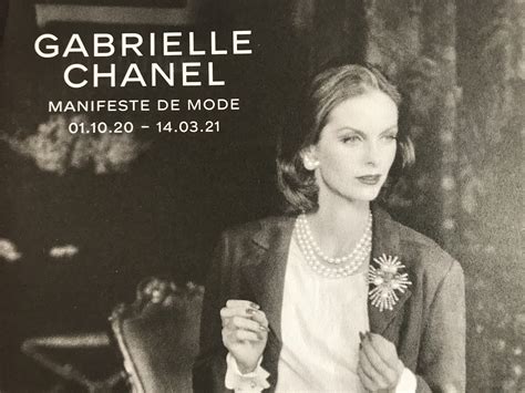 gabrielle chanel manifeste de mode|gabrielle chanel.